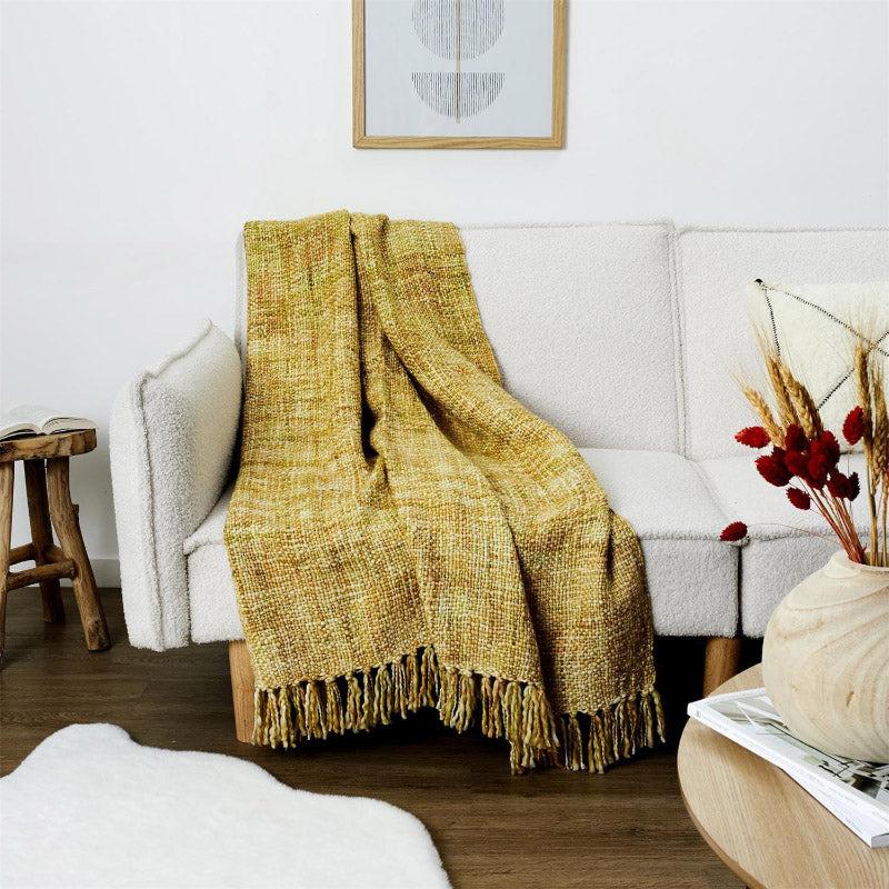 Buy Ashae Acrylic Woven Throw Throws from Vaaree