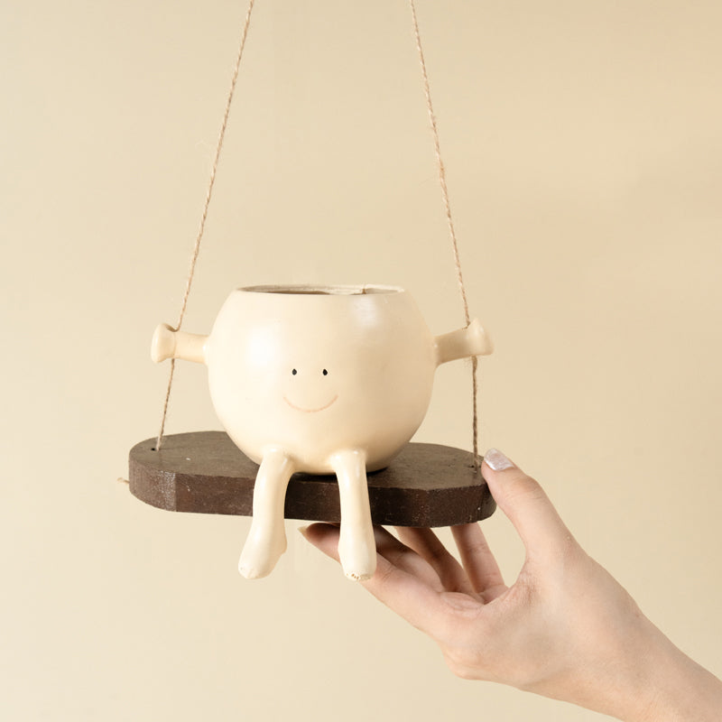 Buy Humpty Face Hanging Planter Pots & Planters from Vaaree