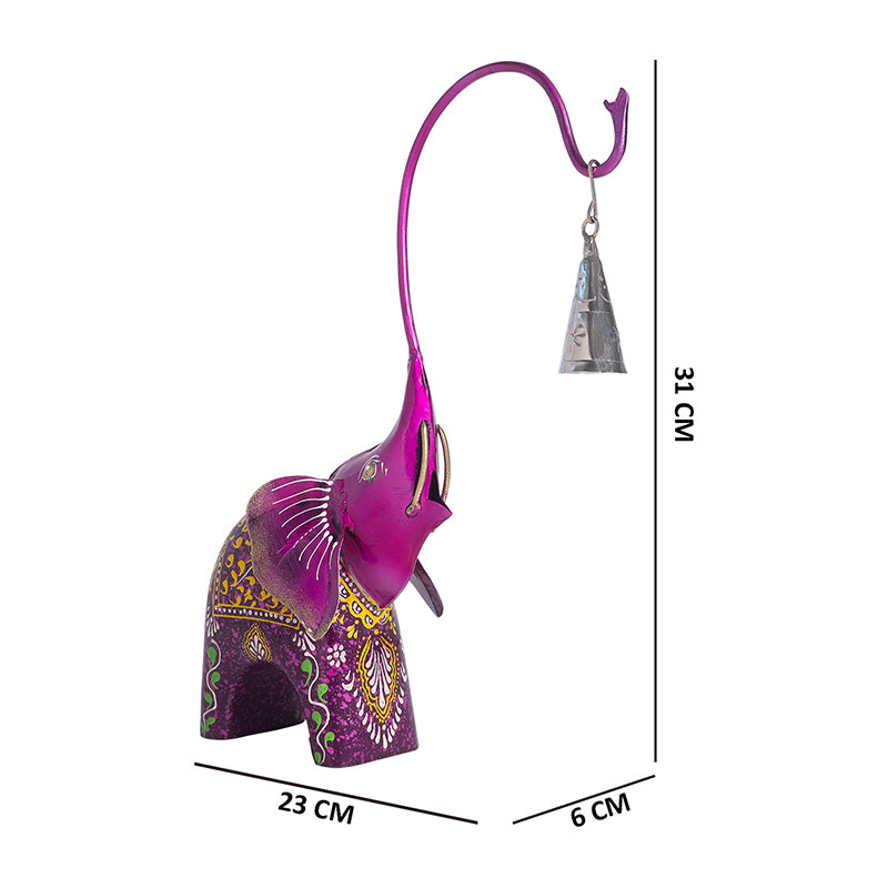 Buy Gaja Ghanti Showpiece - Pink Showpieces from Vaaree