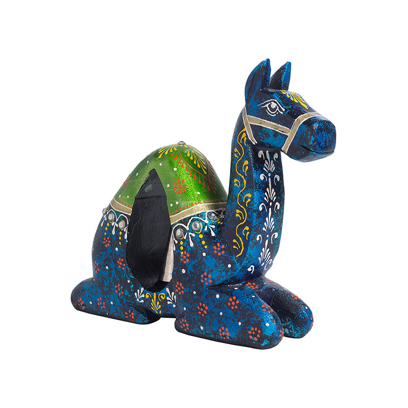 Showpieces - Desert Camel Showpiece - Blue