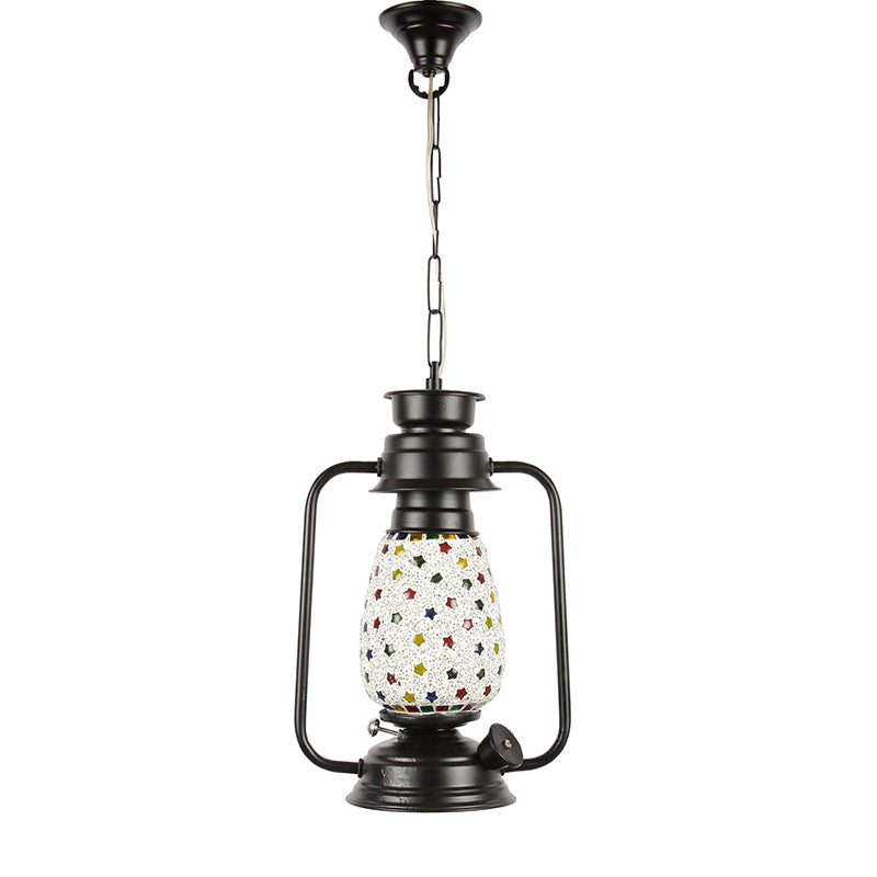 Buy Divyara Mosaic Lantern Ceiling Lamp - Black Ceiling Lamp from Vaaree