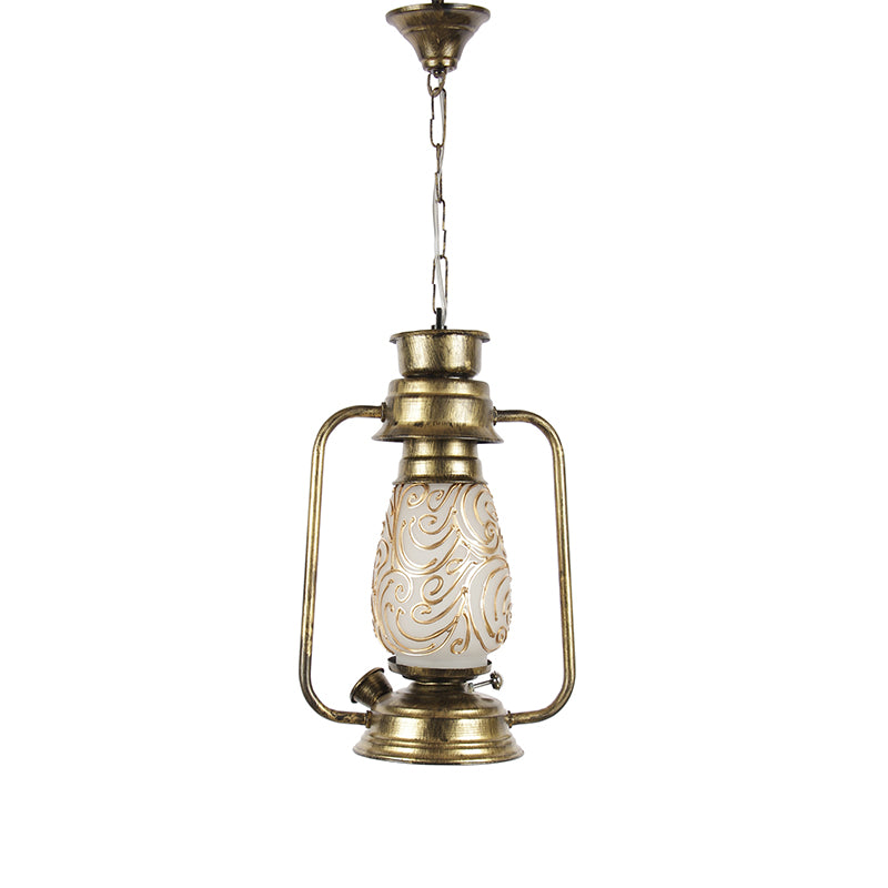 Buy Saagar Mosaic Lantern Ceiling Lamp - Gold Ceiling Lamp from Vaaree