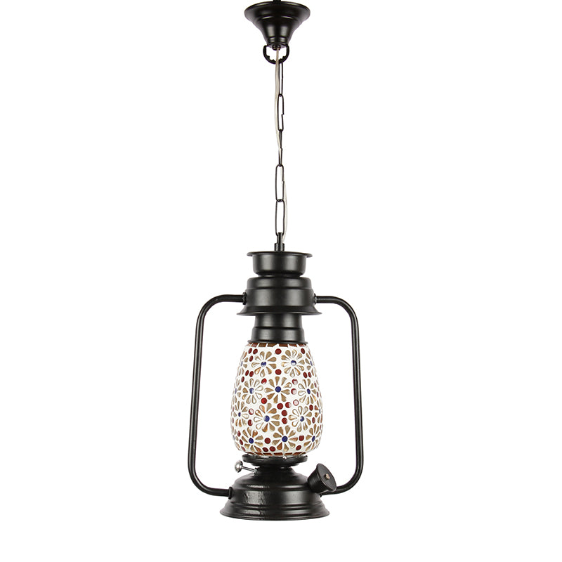 Buy Admya Mosaic Lantern Ceiling Lamp - Black Ceiling Lamp from Vaaree