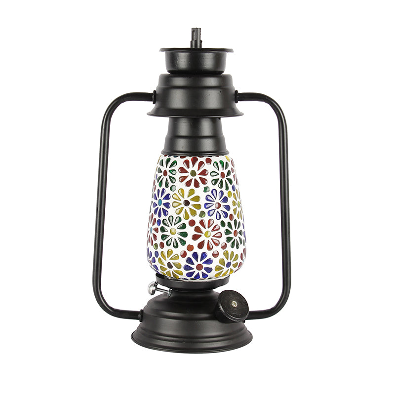 Buy Madhura Mosaic Lantern Table Lamp - Black Table Lamp from Vaaree