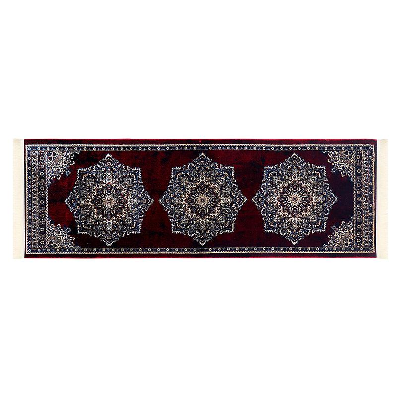 Buy Sinera Ethnic Runner Rug - Maroon Runner Rug from Vaaree