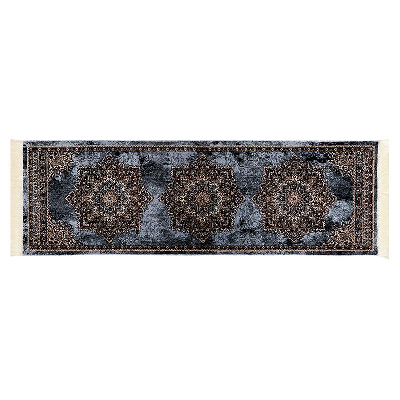 Buy Sinera Ethnic Runner Rug - Light Blue Runner Rug from Vaaree