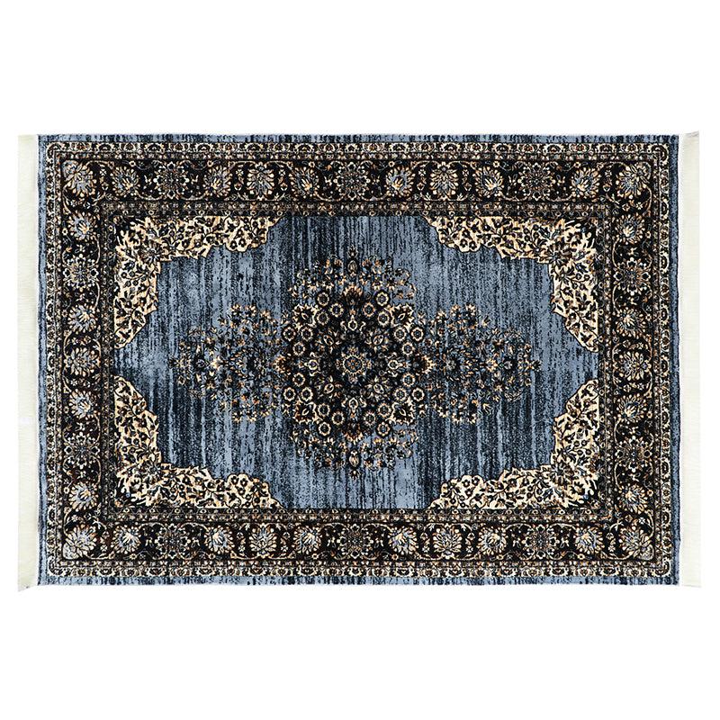 Buy Taaviya Ethnic Carpet - Blue Carpet from Vaaree