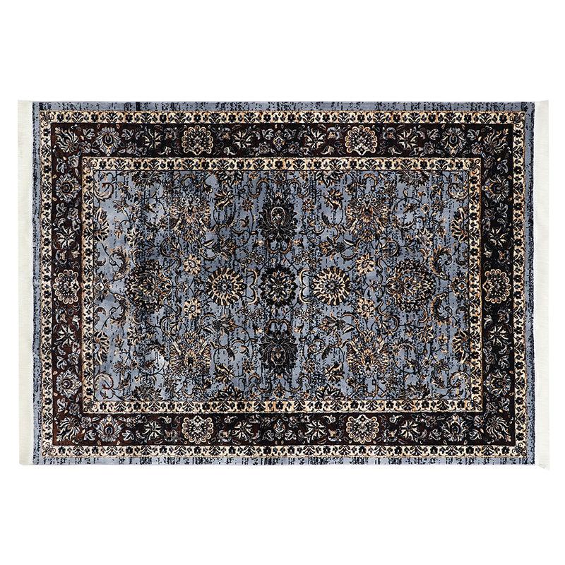 Buy Aavni Flora Carpet - Blue Carpet from Vaaree