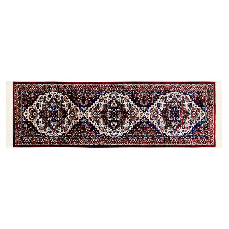 Buy Nikha Ethnic Runner Rug - Maroon Runner Rug from Vaaree