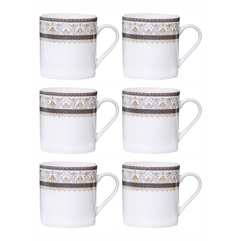 Buy Rachna Ethnic Mug (210 ML) - Set Of Six Mug & Tea Cup from Vaaree