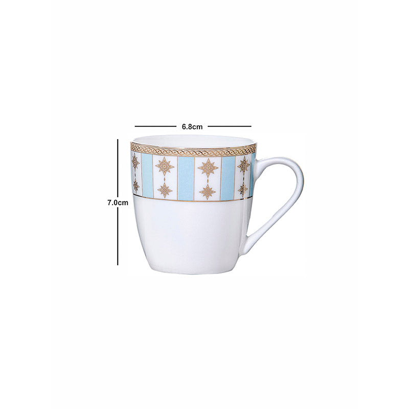 Mug & Tea Cup - Ojas Ethnic Mug (180 ML) - Set Of Six