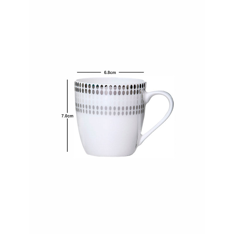 Mug & Tea Cup - Shriv Ethnic Mug (180 ML) - Set Of Six