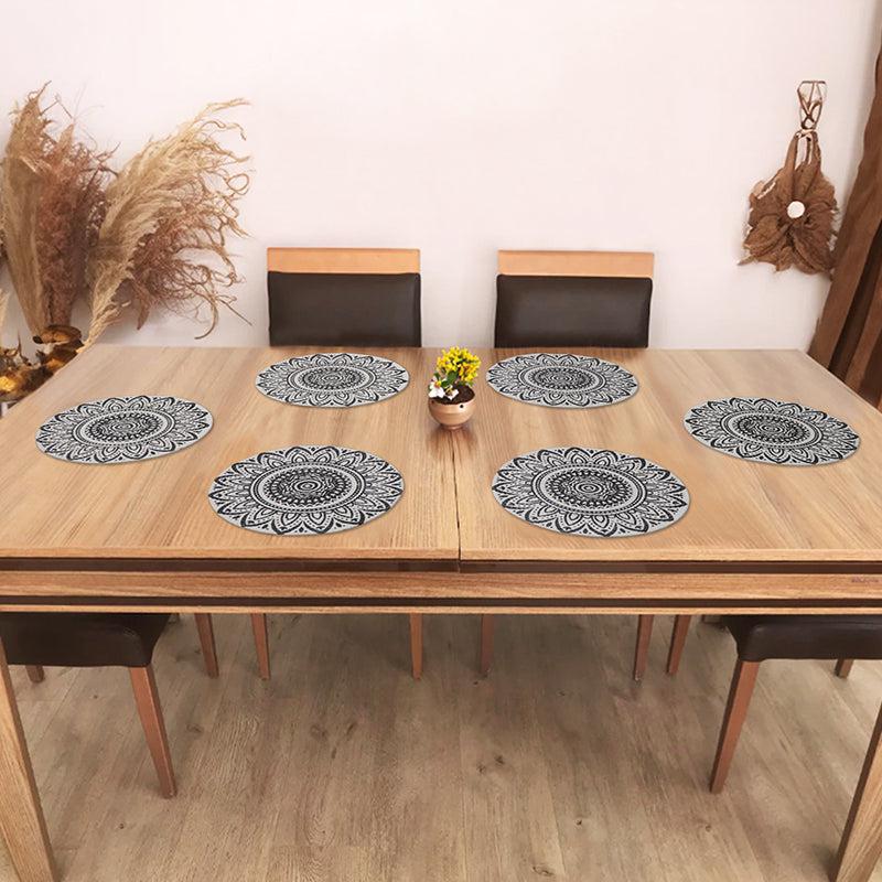 Buy Aniso Mandala Placemat - Set Of Six Table Mats from Vaaree