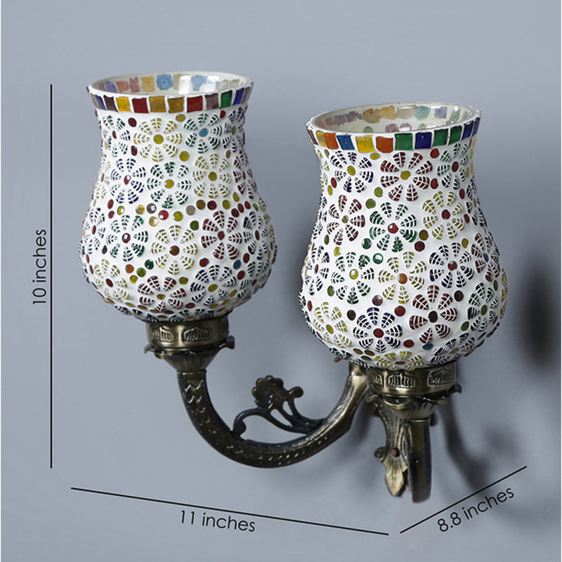 Wall Lamp - Zava Twinner Duo Mosaic Wall Lamp