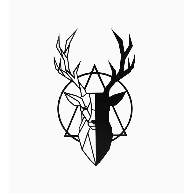 Buy Reindeer Glora Black Wall Art Wall Accents from Vaaree