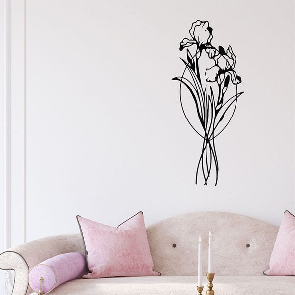 Wall Accents - Rose Bunch Black Wall Art