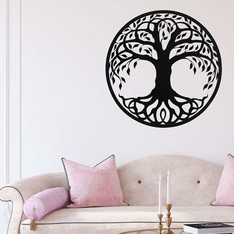 Buy Tree Of Life Black Wall Art Wall Accents from Vaaree