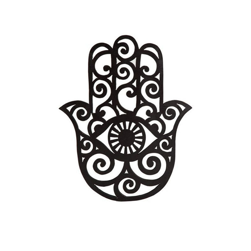 Buy Hamsa Spiritual Black Wall Art Wall Accents from Vaaree