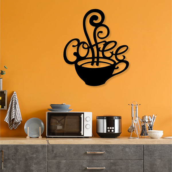 Wall Accents - Coffee Black Wall Art