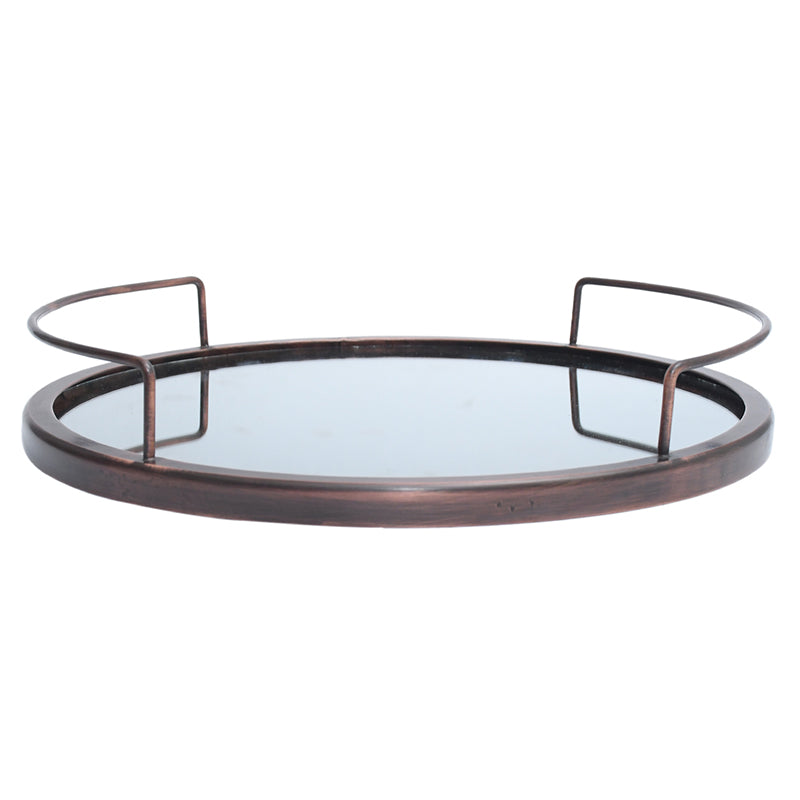 Buy Harda Serving Tray - Brown Serving Tray from Vaaree