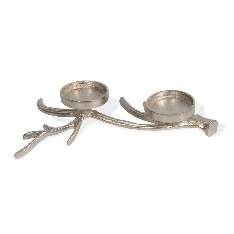 Buy Antler Charm Candle Holder - Silver Candle Holders from Vaaree