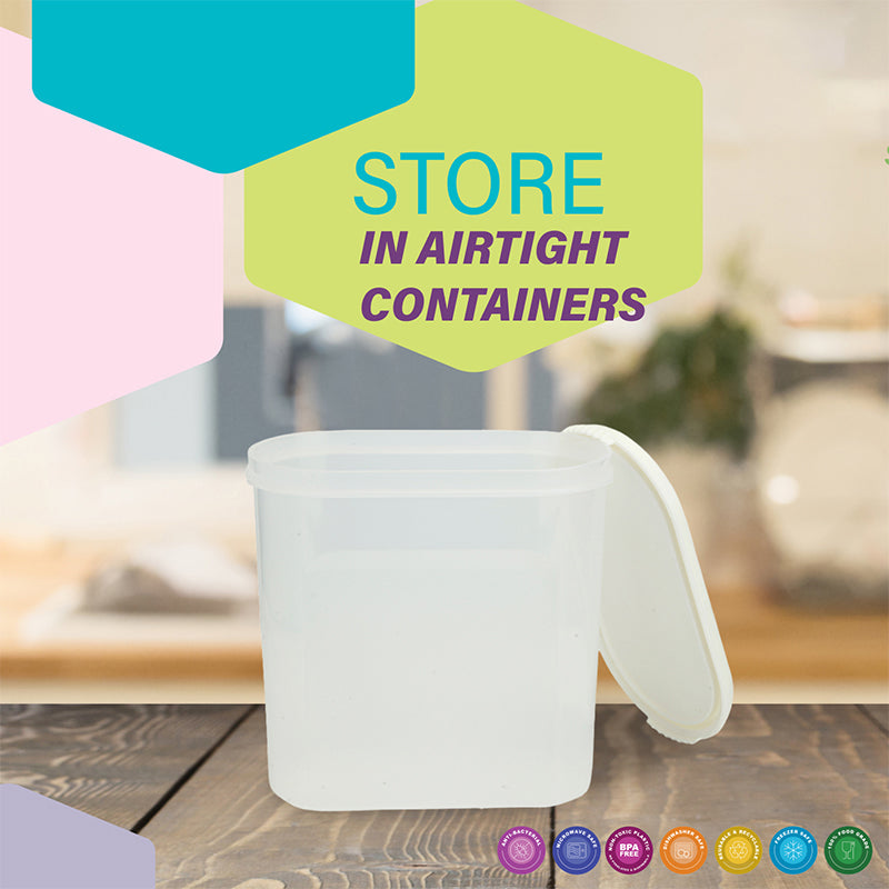 Buy Elmera Storage Conatiner (White) - Set Of Twelve Container from Vaaree