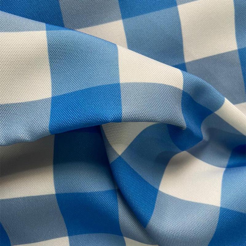 Buy Mabel Checkered Table Cloth - Blue Table Cover from Vaaree