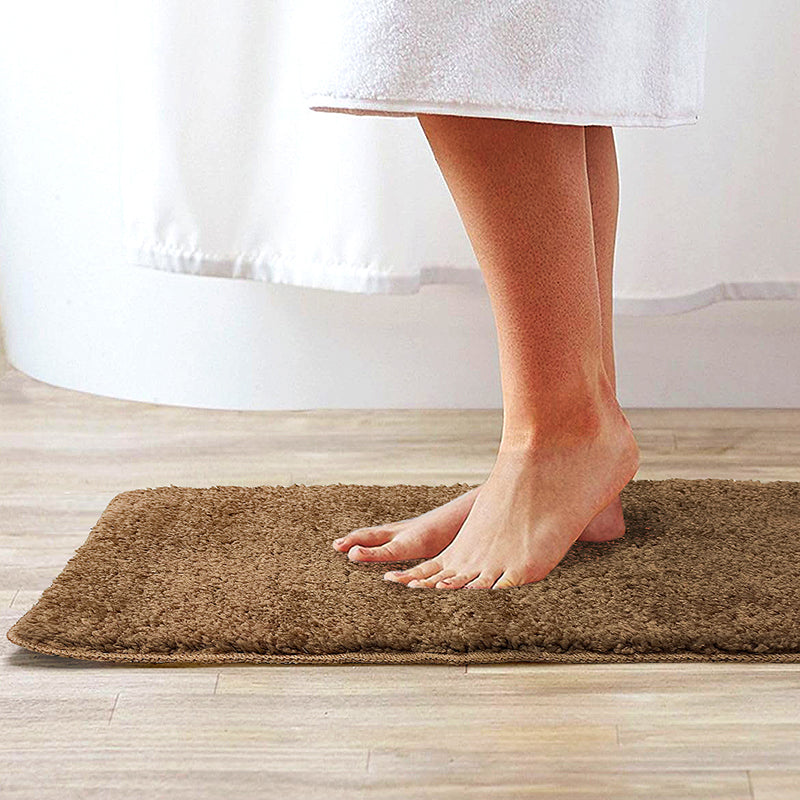 Buy Cleve Anti Skid Bath Mat - Brown Bath Mats from Vaaree