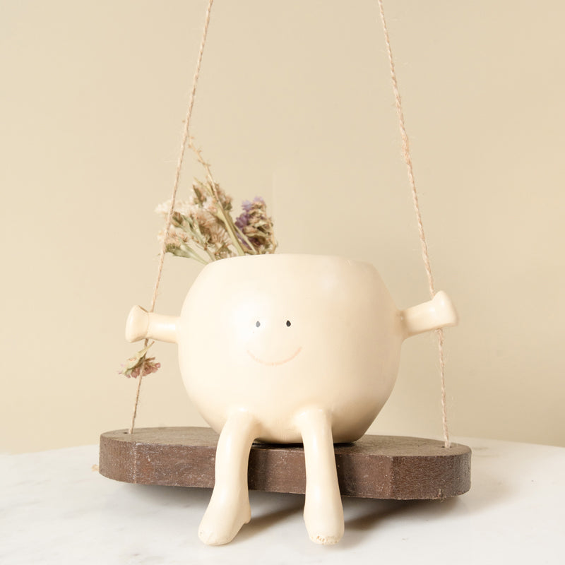 Buy Humpty Face Hanging Planter Pots & Planters from Vaaree