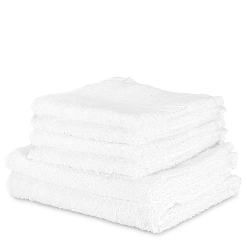 Buy Eva Quick Dry Towel Combo (White) - Six Piece Set Towel Sets from Vaaree