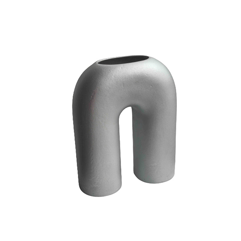 Buy Ziska U Vase - Silver Vase from Vaaree