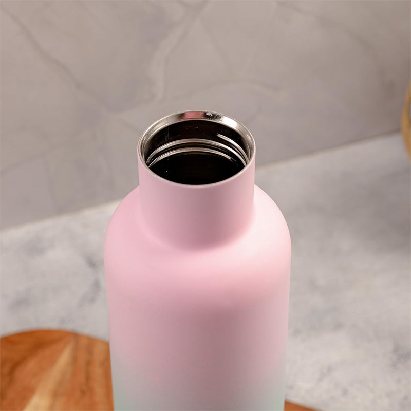 Bottle - Hydra Flow Insulated Water Bottle (900 ML) - Pink & Green