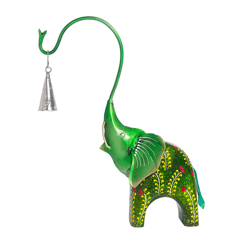 Buy Gaja Ghanti Showpiece - Green Showpieces from Vaaree