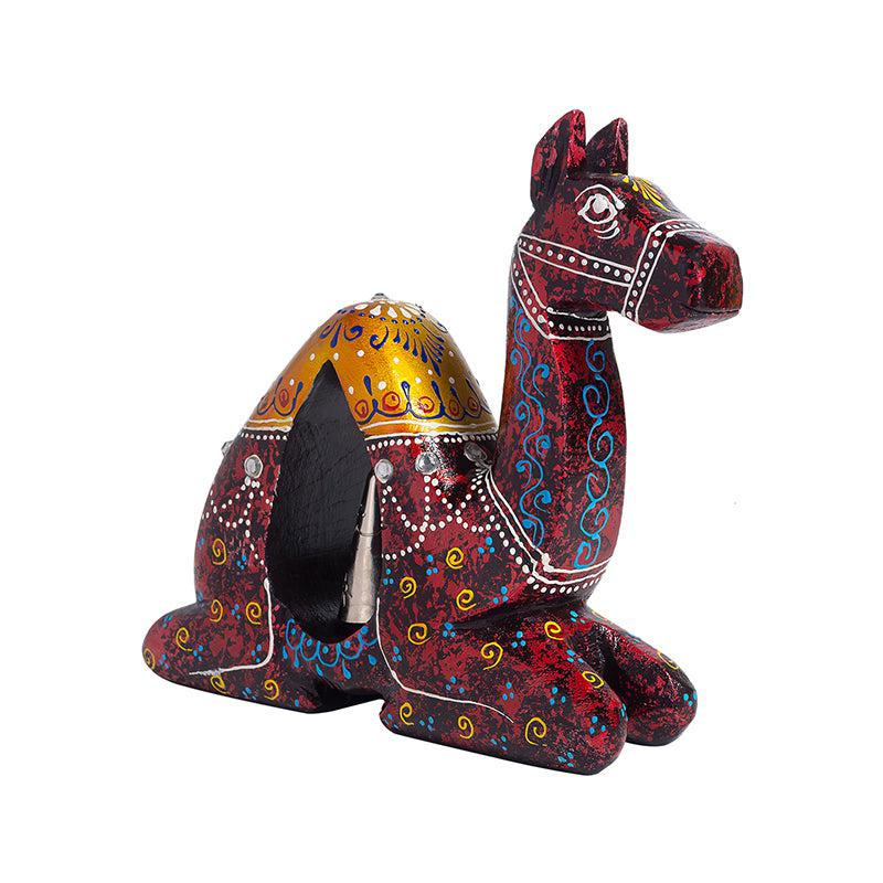 Buy Desert Camel Showpiece - Red Showpiece from Vaaree