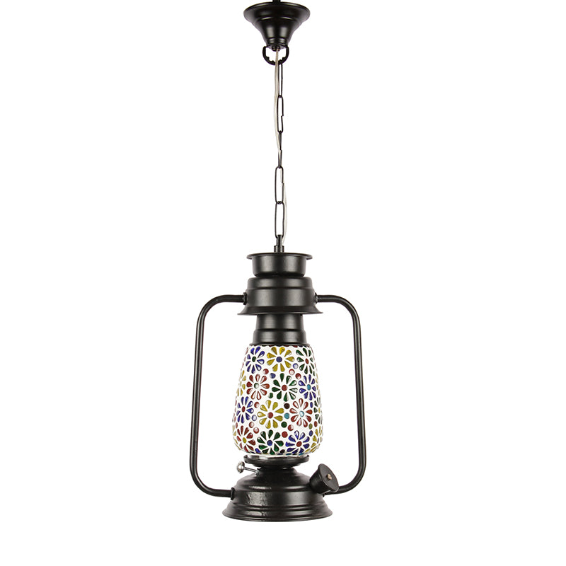 Buy Madhura Mosaic Lantern Ceiling Lamp - Black Ceiling Lamp from Vaaree