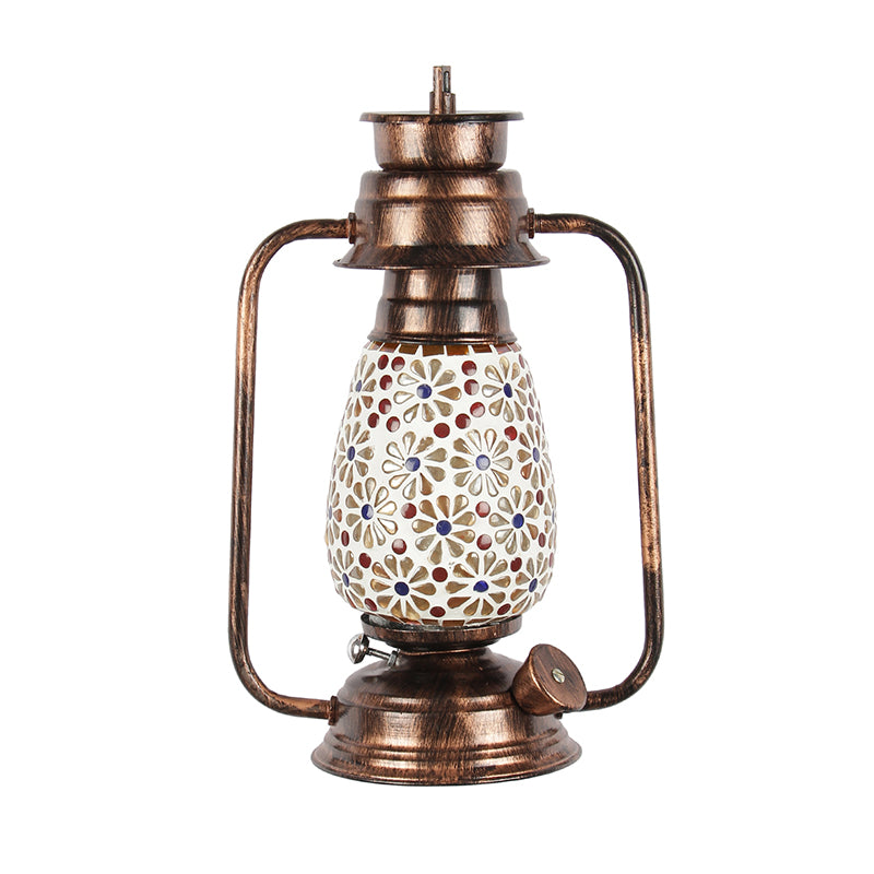 Buy Admya Mosaic Lantern Wall Lamp - Copper Wall Lamp from Vaaree