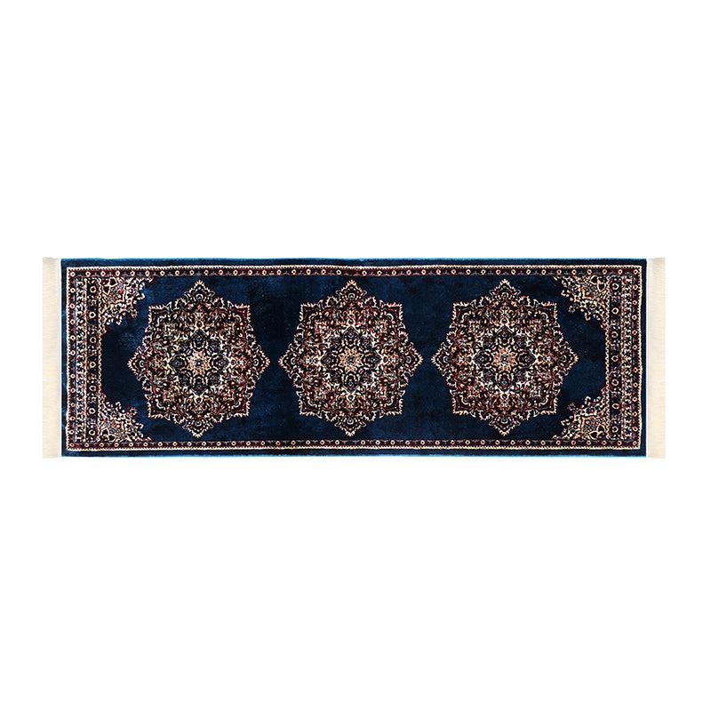 Buy Sinera Ethnic Runner Rug - Dark Blue Runner Rug from Vaaree