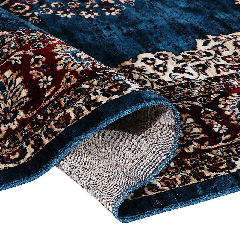 Buy Sinera Ethnic Carpet - Navy Blue Carpet from Vaaree