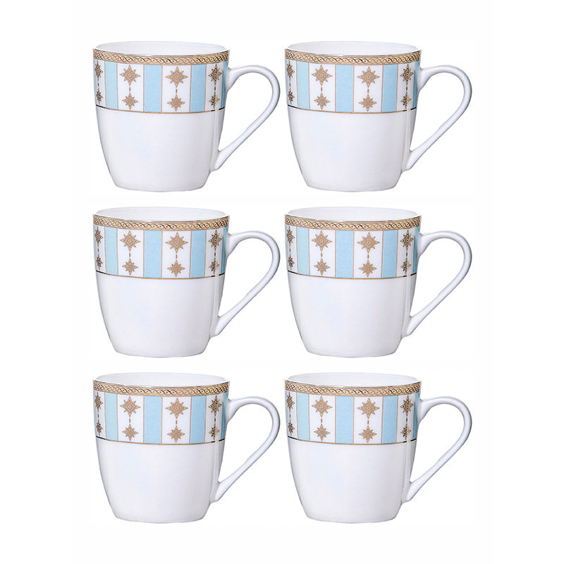 Mug & Tea Cup - Ojas Ethnic Mug (180 ML) - Set Of Six