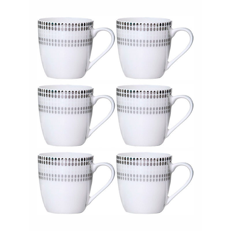 Mug & Tea Cup - Shriv Ethnic Mug (180 ML) - Set Of Six