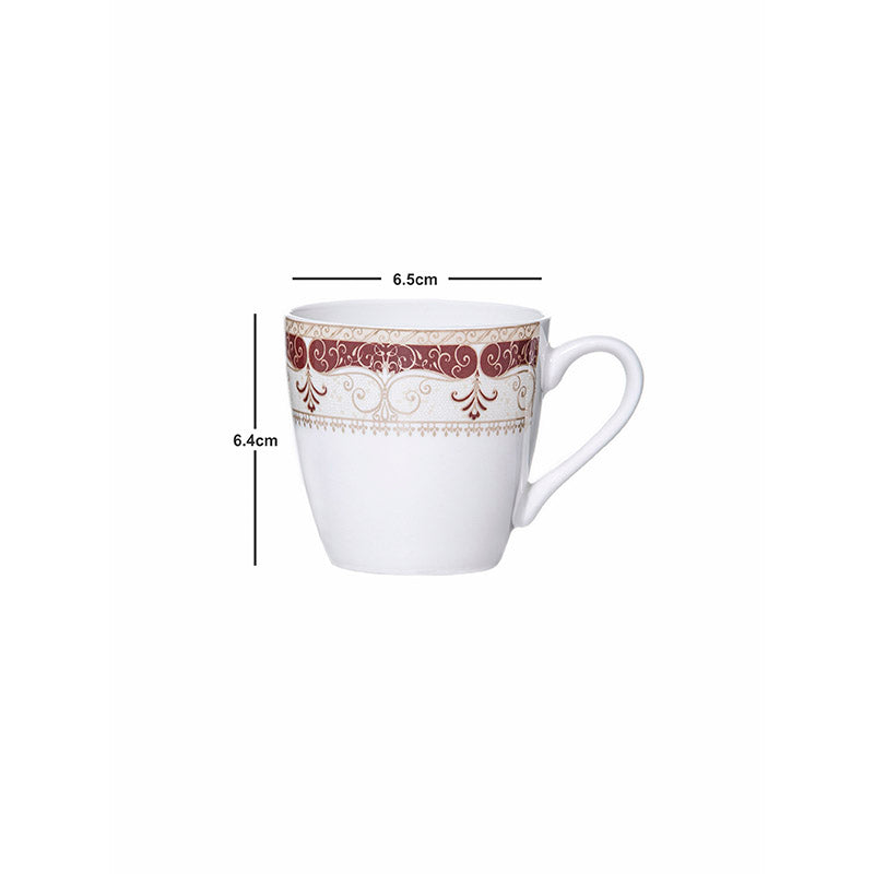 Mug & Tea Cup - Theara Ethnic Mug (150 ML) - Set Of Six