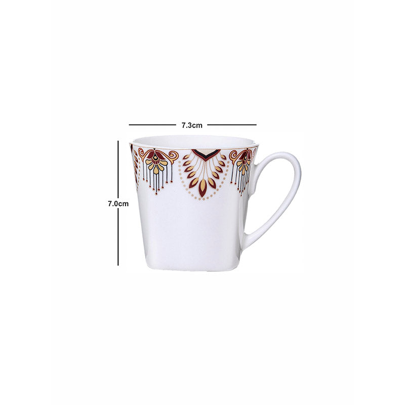 Mug & Tea Cup - Briara Ethnic Mug (180 ML) - Set Of Six