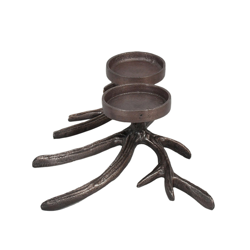 Buy Antler Charm Candle Holder - Black Candle Holders from Vaaree