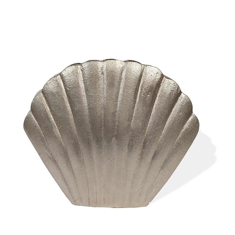 Buy Oyster Treasure Vase - Silver Vase from Vaaree