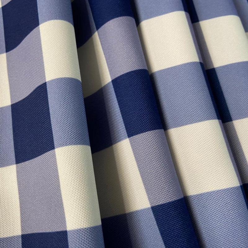 Buy Mabel Checkered Table Cloth - Dark Blue Table Cover from Vaaree