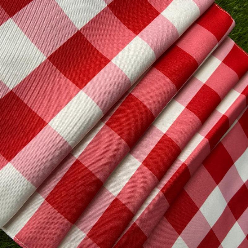 Buy Mabel Checkered Table Cloth - Red Table Cover from Vaaree