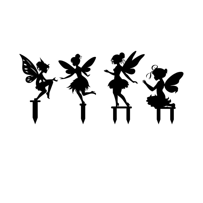 Buy Fairy Dwell Garden Stake - Set Of Four Garden Stake from Vaaree