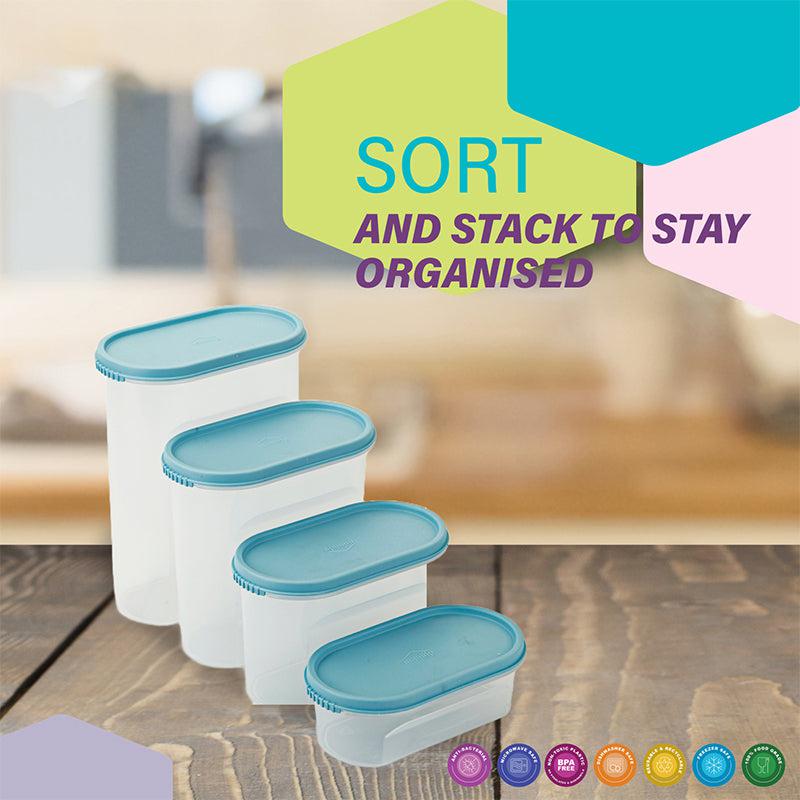 Buy Elmera Storage Conatiner (Blue) - Set Of Twelve Container from Vaaree