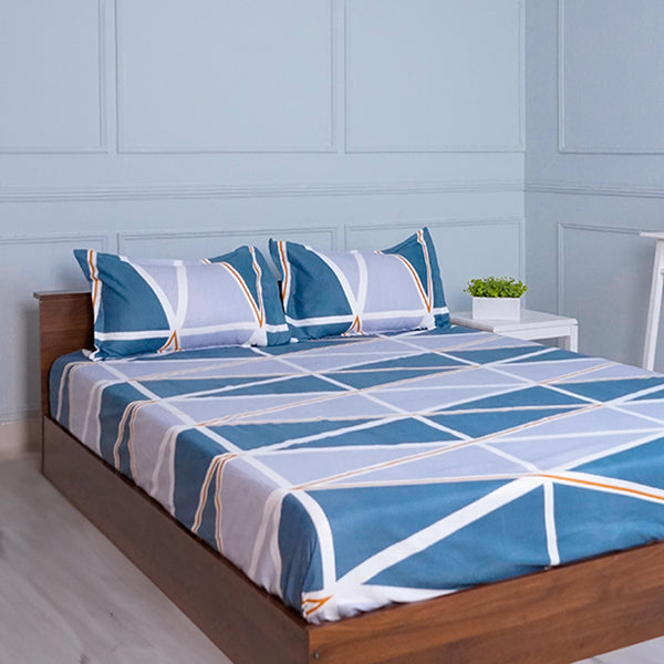 Bedsheets - Cool Blues Bedsheet