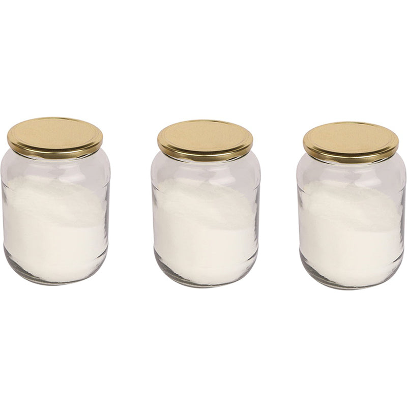 Jar - Ripple Airtight Storage Jar (500 ML) - Set Of Three